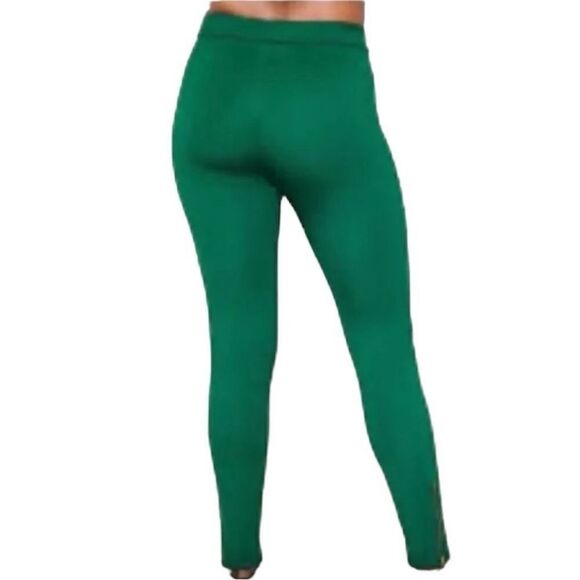 Chloe Kristyn Naomi Green Ankle Leggings/ Pants (Size Small) - Picture 1 of 7